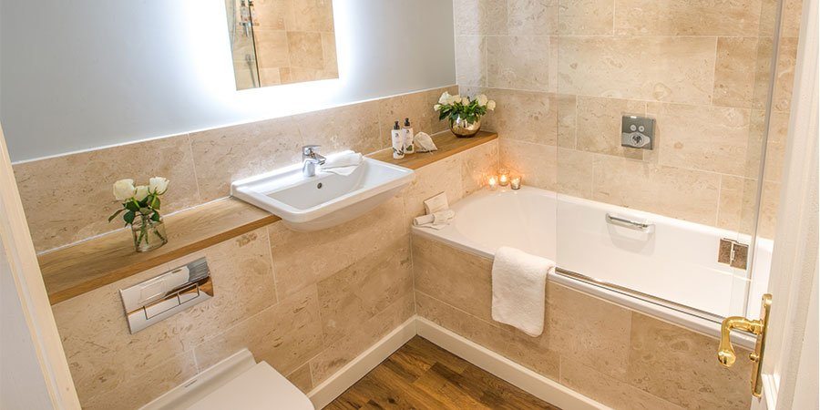 Our bathrooms are perfect havens of tranquility